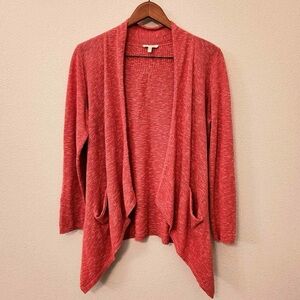 Eileen Fisher$198 Linen Blend Open Front Lightweight Cardigan